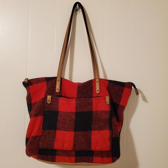 Sonoma Handbags - Buffalo Plaid tote